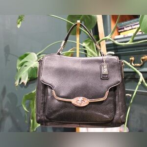 Vintage Coach Madison Sadie Flap Satchel